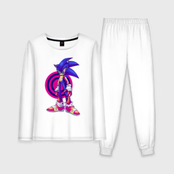 Женская пижама с лонгсливом хлопок Sonic Exe Video game Hedgehog