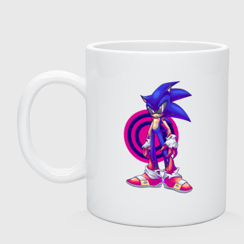 Кружка керамическая Sonic Exe Video game Hedgehog, цвет белый