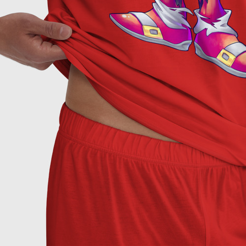 Мужская пижама хлопок Sonic Exe Video game Hedgehog, цвет красный - фото 6