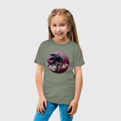 Детская футболка хлопок Sonic Exe Video game Rose - фото 2