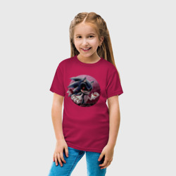 Детская футболка хлопок Sonic Exe Video game Rose - фото 2