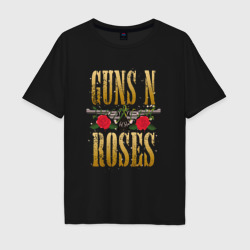 Мужская футболка хлопок Oversize Guns n roses , группа