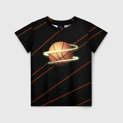 Детская футболка 3D Баскетбол life, цвет 3D печать