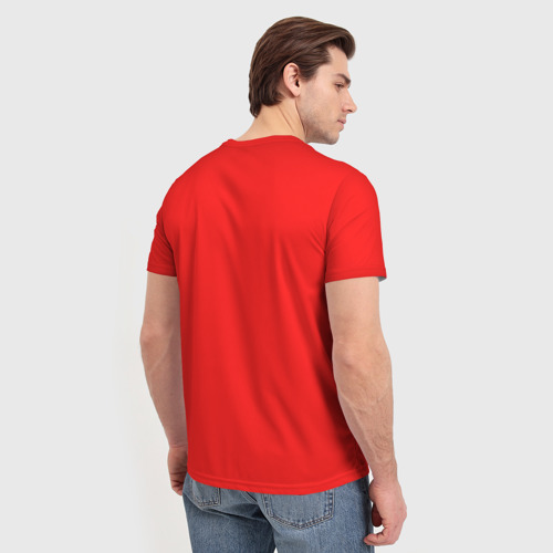 Мужская футболка 3D Кит с сердечком, цвет 3D печать - фото 4