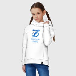 Детское худи Oversize хлопок Tampa Bay Lightning is coming, Тампа Бэй Лайтнинг - фото 2