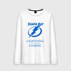 Мужской лонгслив хлопок Tampa Bay Lightning is coming, Тампа Бэй Лайтнинг