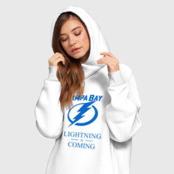 Платье-худи хлопок Tampa Bay Lightning is coming, Тампа Бэй Лайтнинг - фото 2