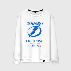 Мужской свитшот хлопок Tampa Bay Lightning is coming, Тампа Бэй Лайтнинг