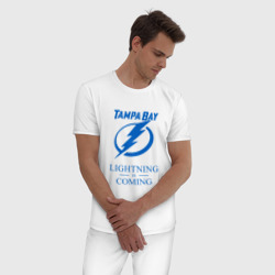 Мужская пижама хлопок Tampa Bay Lightning is coming, Тампа Бэй Лайтнинг - фото 2