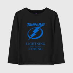 Детский лонгслив хлопок Tampa Bay Lightning is coming, Тампа Бэй Лайтнинг