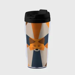 Термокружка-непроливайка Metamask. Крипто лиса