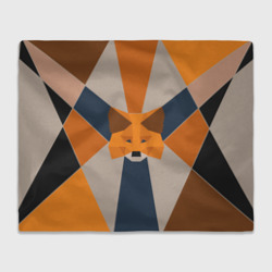 Плед 3D Metamask. Крипто лиса