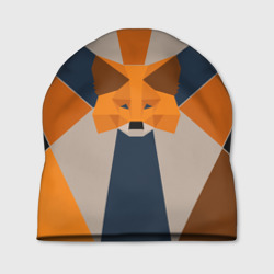 Шапка 3D Metamask. Крипто лиса