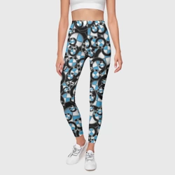 Леггинсы 3D BMW pattern logo - фото 2