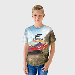 Детская футболка 3D Forza Horizon 5 AMG - фото 2