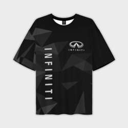 Мужская футболка oversize 3D Infiniti Инфинити