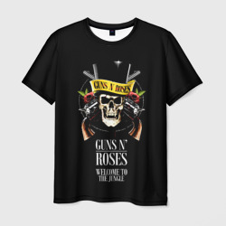 Мужская футболка 3D Guns n roses, группа