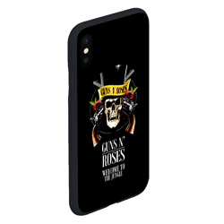 Чехол для iPhone XS Max матовый Guns n roses, группа - фото 2