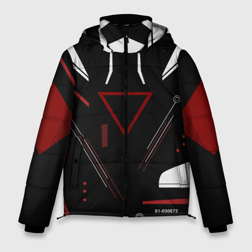 Мужская зимняя куртка 3D Сайрекс Сyrex CS GO, цвет черный
