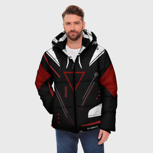 Мужская зимняя куртка 3D Сайрекс Сyrex CS GO, цвет черный - фото 3