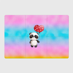 Магнитный плакат 3Х2 Маленькая панда с сердечком