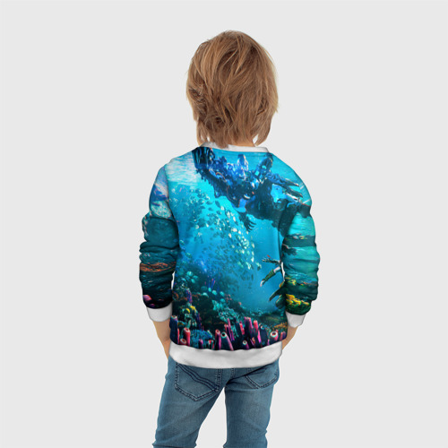 Детский свитшот 3D Элой и подводный мир, цвет 3D печать - фото 6