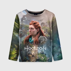 Детский лонгслив 3D Охотница Элой