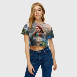 Женская футболка Crop-top 3D Охотница Элой - фото 2