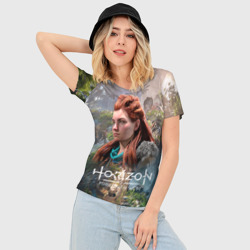 Женская футболка 3D Slim Охотница Элой - фото 2