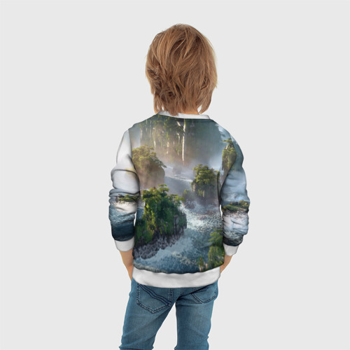 Детский свитшот 3D Элой дикий лес  , цвет 3D печать - фото 6