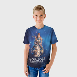 Детская футболка 3D  Aloy   horizon - фото 2