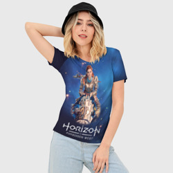 Женская футболка 3D Slim  Aloy   horizon - фото 2