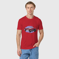 Мужская футболка хлопок Винтажный кабриолет - фото 2