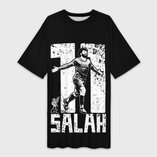 Платье-футболка 3D Мохамед Салах Mohamed Salah, цвет 3D печать