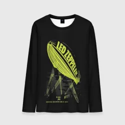 Мужской лонгслив 3D Led Zeppelin Лед Зеппелин