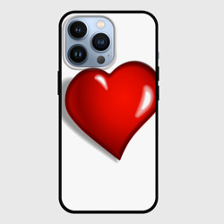 Чехол для iPhone 13 Pro Сердце большое мультяшное