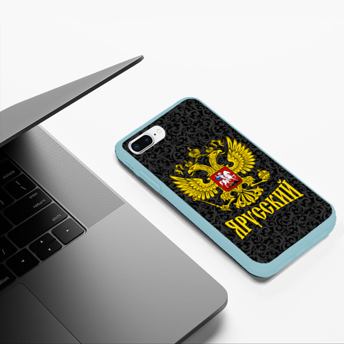 Чехол для iPhone 7Plus/8 Plus матовый с принтом Я Русский (Герб России), фото #5