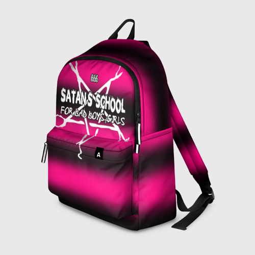 Рюкзак 3D Satan school for bad boys and girls Pink