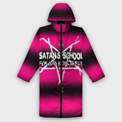 Мужской дождевик 3D Satan school for bad boys and girls Pink