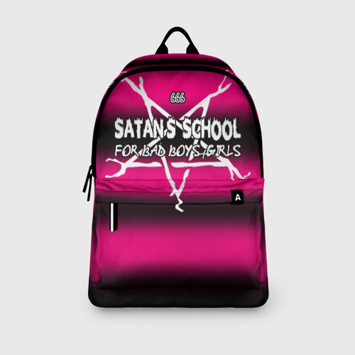 Рюкзак 3D Satan school for bad boys and girls Pink - фото 4