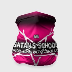 Бандана-труба 3D Satan school for bad boys and girls Pink