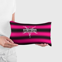 Подушка 3D антистресс Satan school for bad boys and girls Pink - фото 2