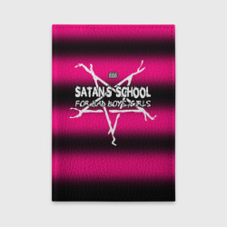 Обложка для автодокументов Satan school for bad boys and girls Pink