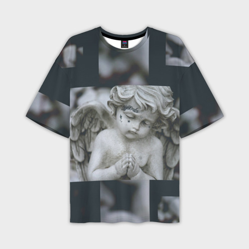 Мужская футболка oversize 3D Angel Lil Peep GBC, цвет 3D печать