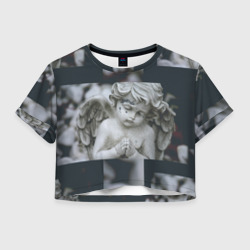 Женская футболка Crop-top 3D Angel Lil Peep GBC