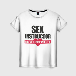 Женская футболка 3D Секс Инструктор (SEX INSTRUCTOR)