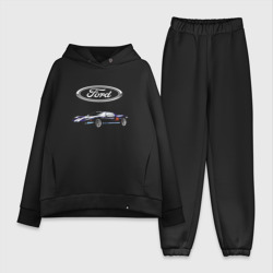 Женский костюм хлопок Oversize Ford Racing