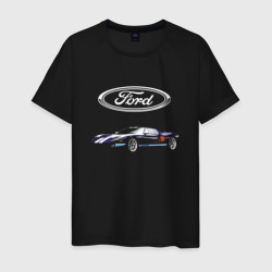 Мужская футболка хлопок Ford Racing