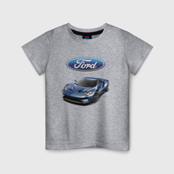 Детская футболка хлопок Ford - legendary racing team - motorsport