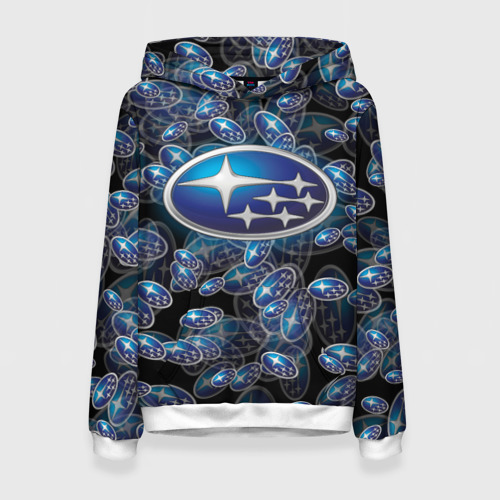 Женская толстовка 3D Subaru Big logo pattern, цвет 3D печать